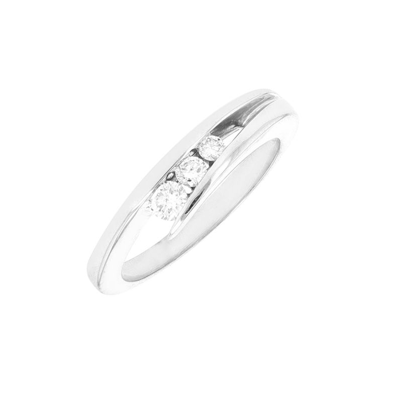 Bague GAREL Neima diamants 0.17 carat or blanc Comme neuf -  reconditionné disponible sur Gemme Les Bijoux
